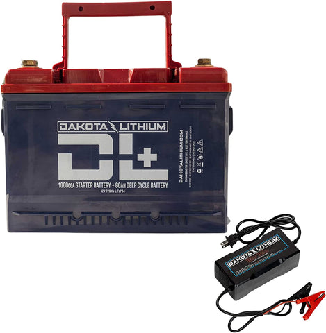 DL+ 12v 60Ah Dual Purpose 1000CCA Starter Battery Plus Deep Cycle  Performance
